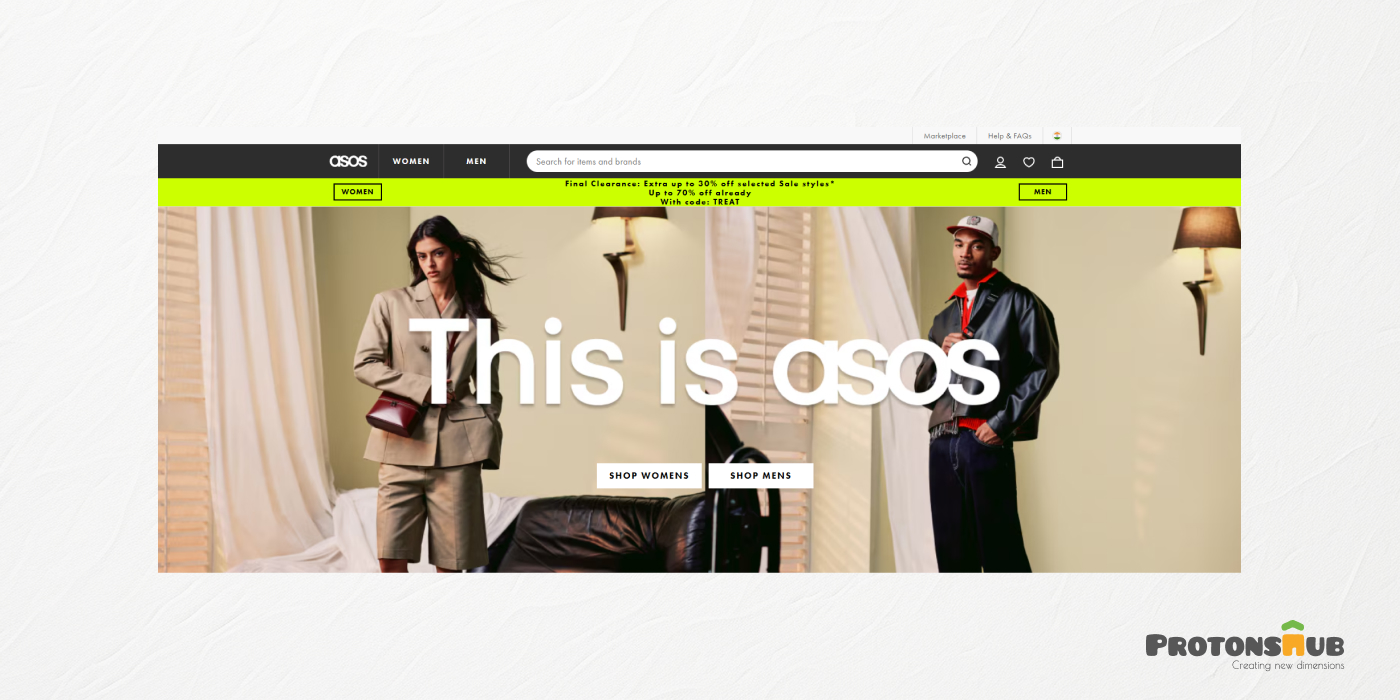 ASOS - eCommerce
    