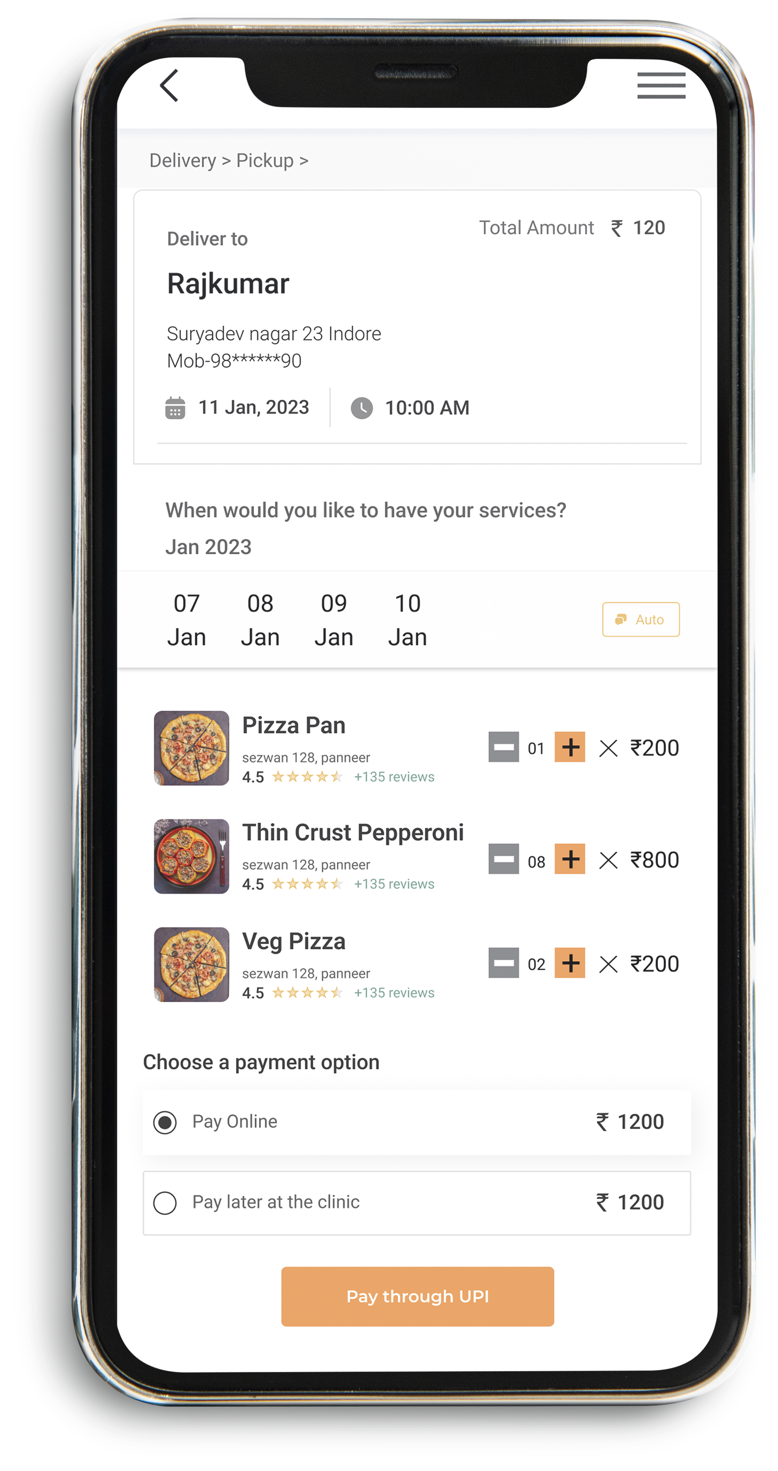 restaurant table booking app