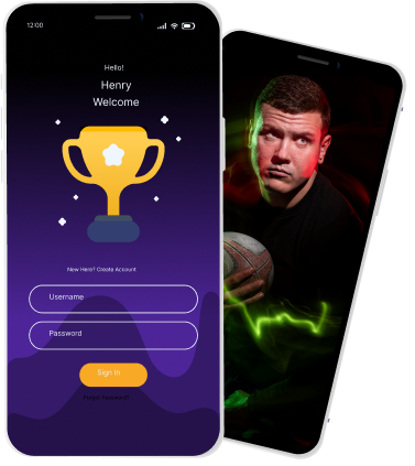 User panel of sports app