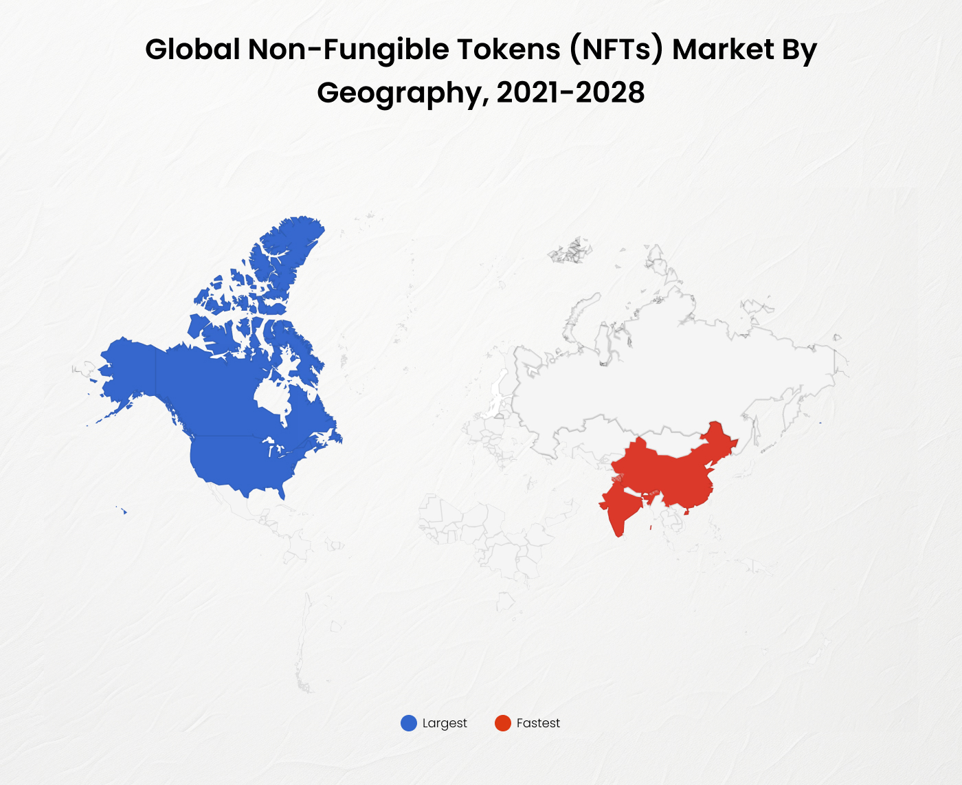 global NFT market by geography